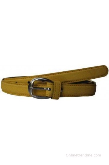 Winsome Deal Women Formal, Casual Yellow Artificial Leather Belt(Yellow)